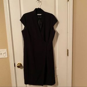 Calvin Klein wrap black women dress